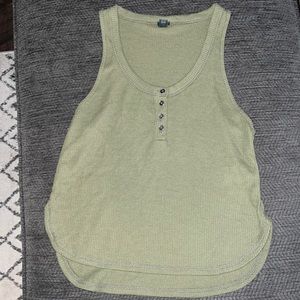 Green Wild Fable Waffle-knit tank